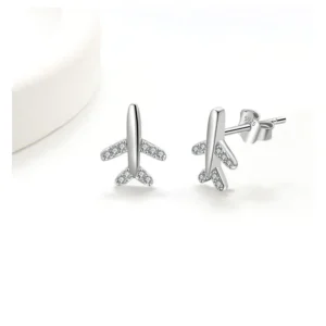 925 Sterling Silver With PVD Coated Earring